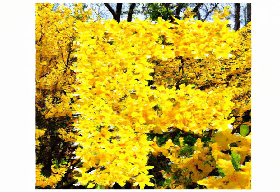 Forsythia: Vibrant Yellow Clusters of Flowers 