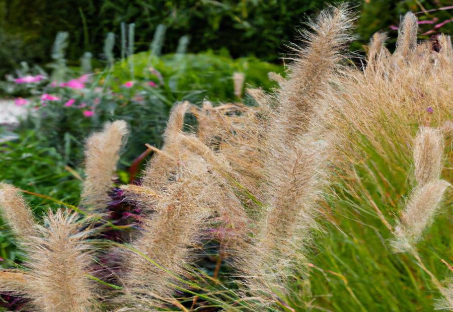 Fountain Grass: Fluffy Plumes of Blooms in Late Summer 