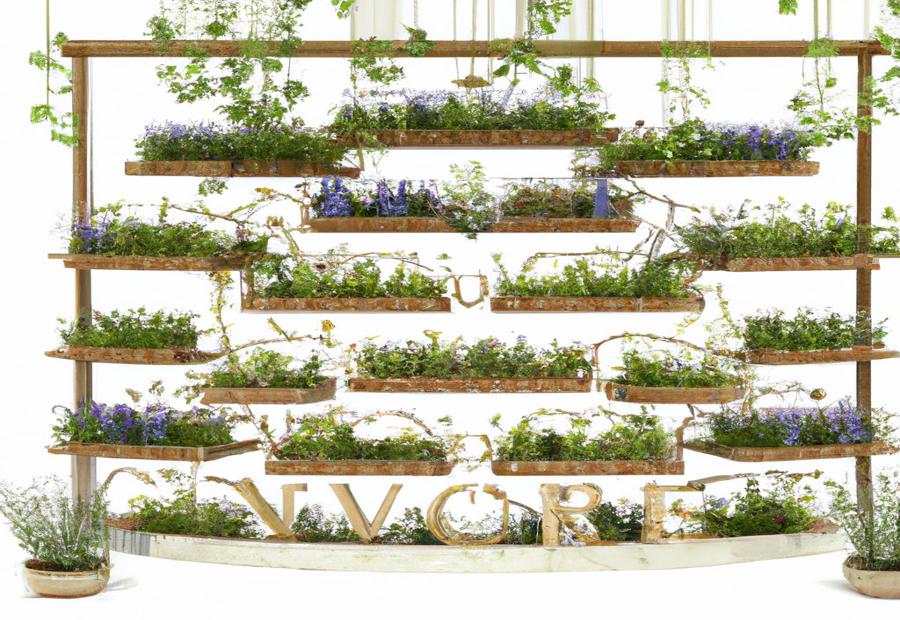 Types of Vertical Garden Structures and their Benefits for Aromatherapy Plants 